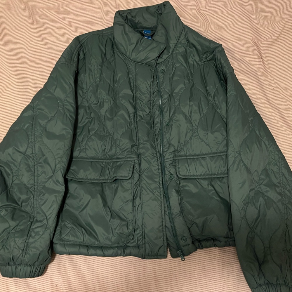 Old Navy | Quilted Green Jacket